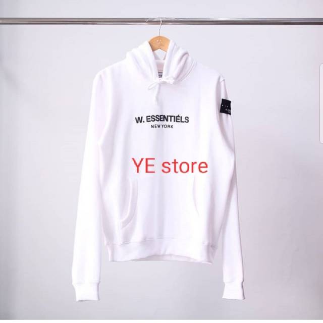 W. Essentiels hoodie white