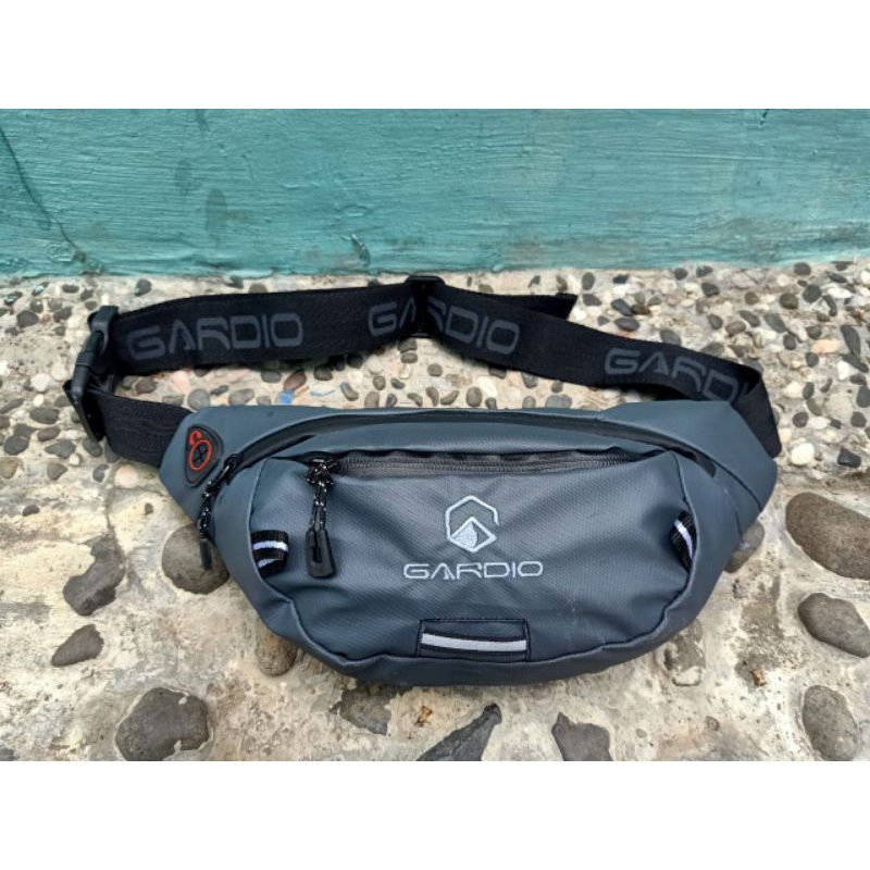 WAISTBAG GARDIO STRIP WATERPROOF TAS SELEMPANG GARDIO WAISTBAG ANTI AIR TERMURAH TAS SLEMPANG MURAH