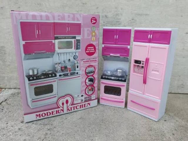 MAINAN MODERN KITCHEN SET - ANAK PEREMPUAN EDUKATIF - MASAK CEWEK