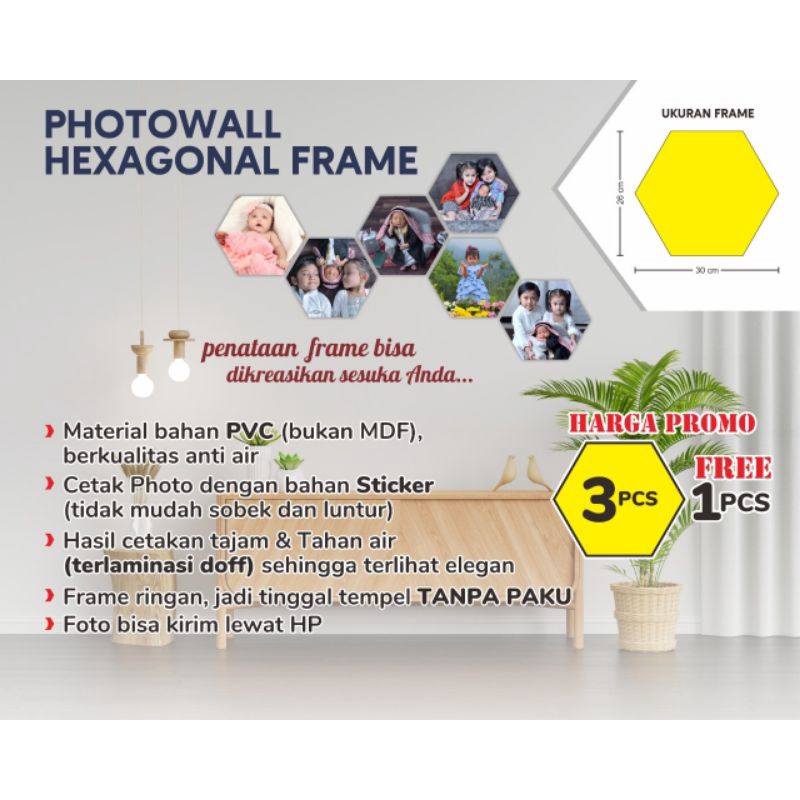 PhotoWall Hexagon