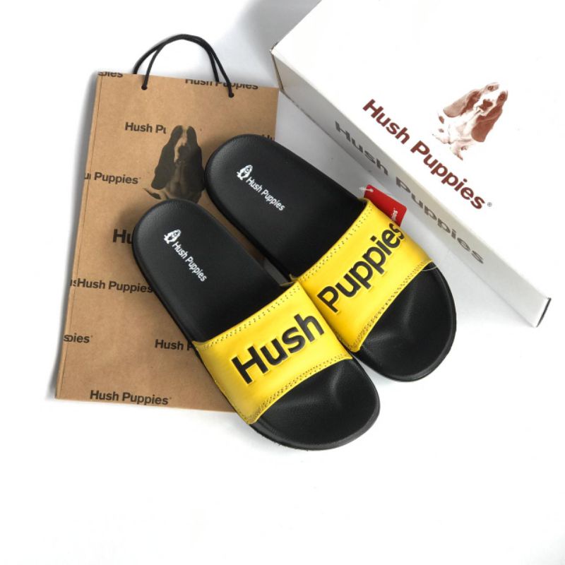 SANDAL SLOP HUSH PUPPIES/SENDAL KARET/SANDAL SLIP ON/SANDAL FLIP FLOP