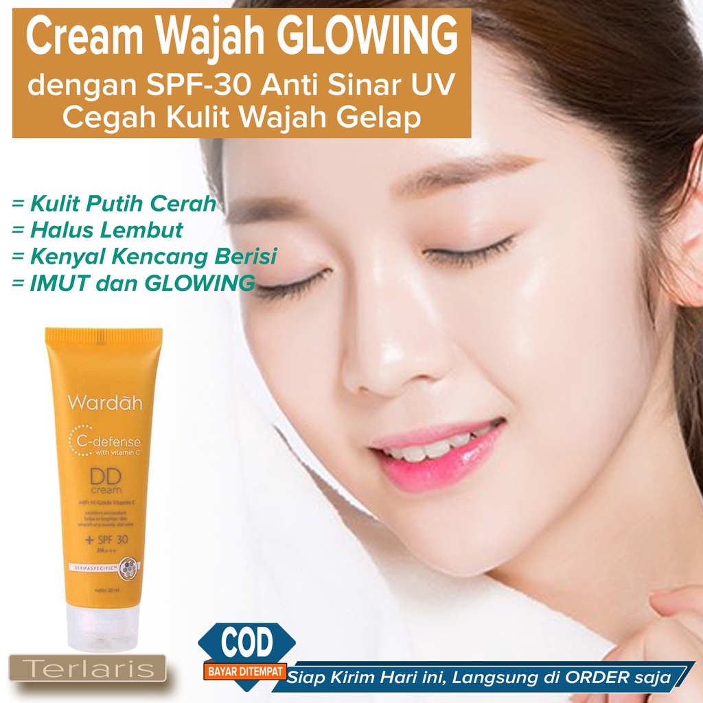 Cream GLOWING Wajah Pencerah & Pemutih Pelembut Pengecil Pori2 Benefit dari Produk ini Kulit wajah S