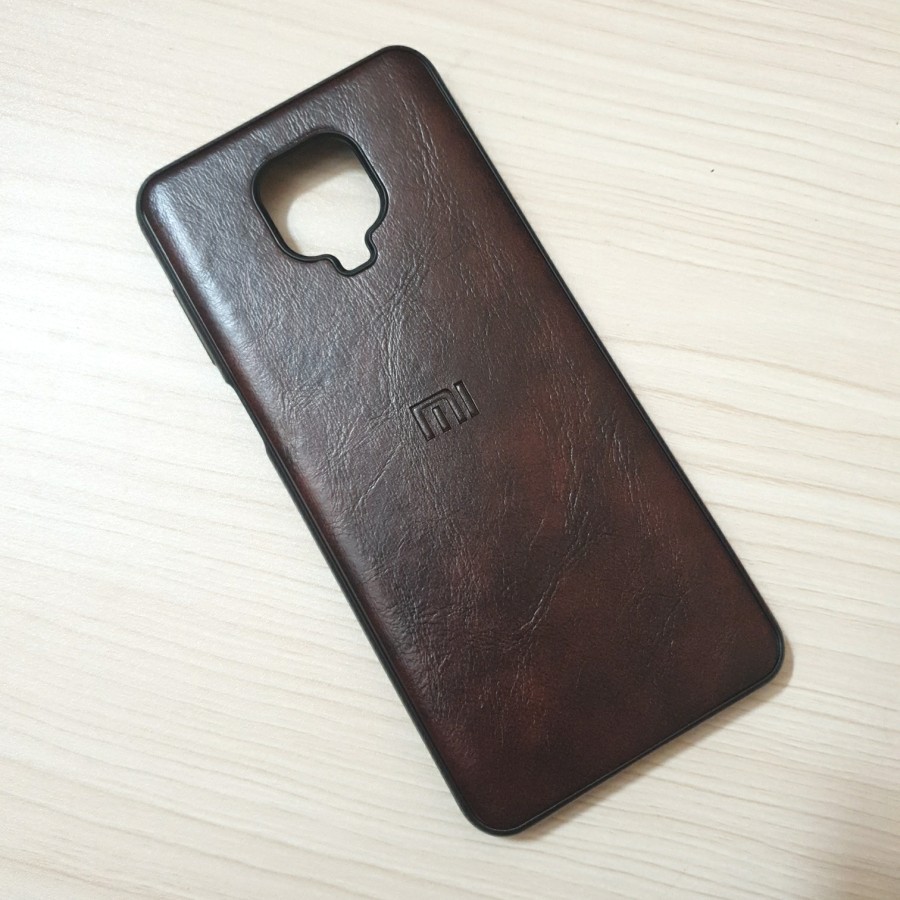 REDMI NOTE 9/REDMI NOTE 9 PRO CASE SOFTCASE LEATHER PREMIUM LOGO CASE