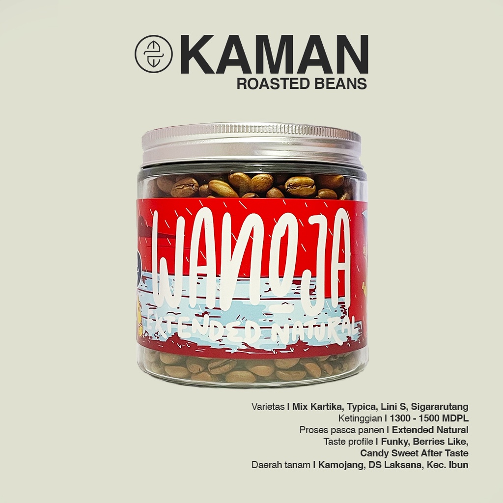 

Single Origin Kaman Coffee Roaster: Wanoja Extended Natural