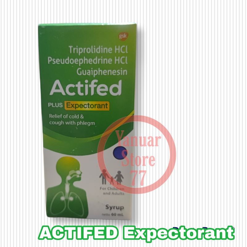 Actifed Plus Expectorant (Actifed Hijau) 60 ml - Obat Batuk