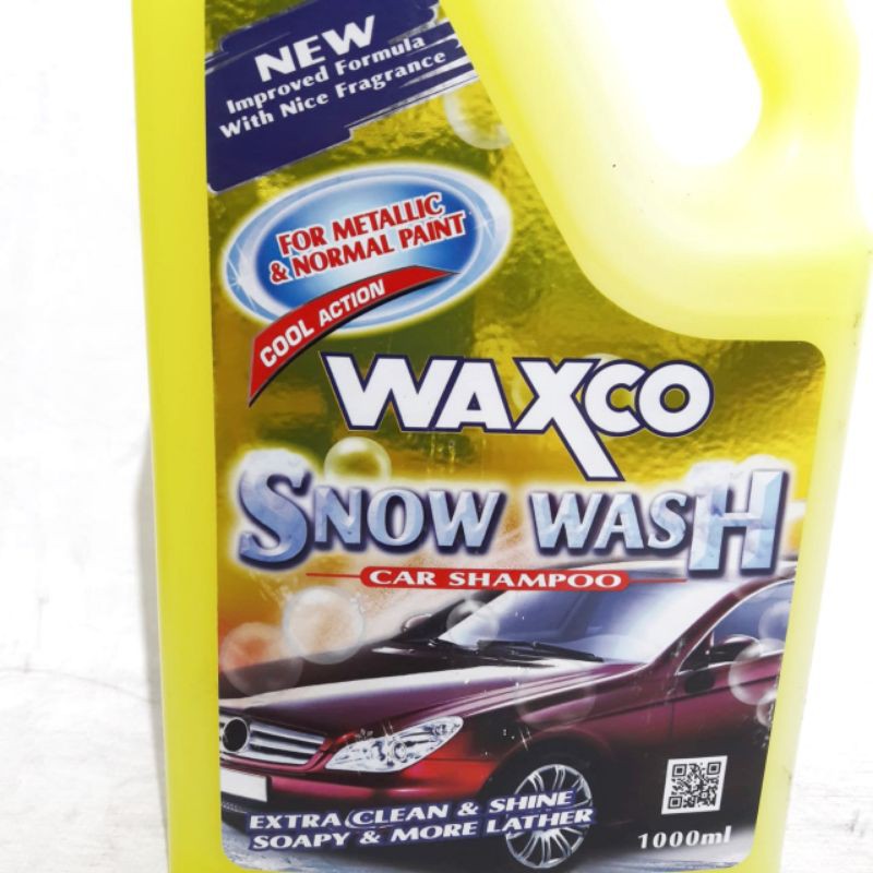 Waxco Snow Wash 1000ml Shampoo Busa Cuci Mobil Motor Cool Wash Semua macam Cat Sabun Pembersih