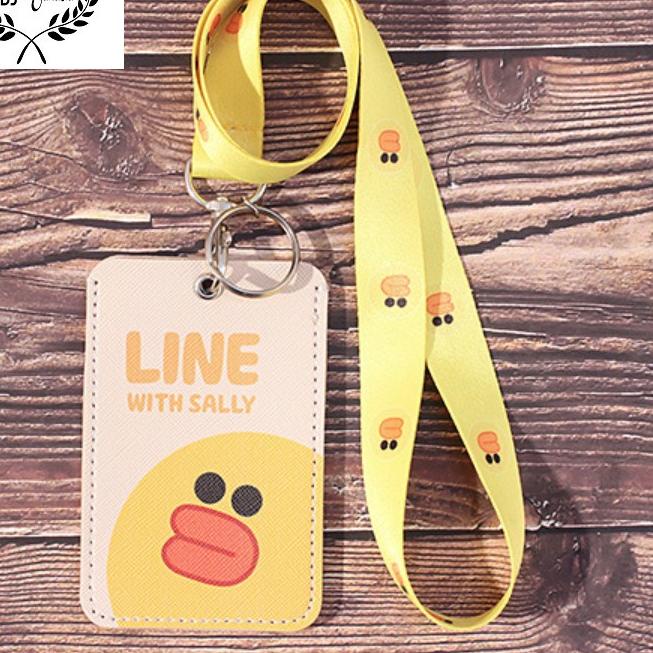 

[KODE T0FOA] Tempat kartu / ID card / Tag holder Dengan tali strap / Card Holder Karakter Lucu