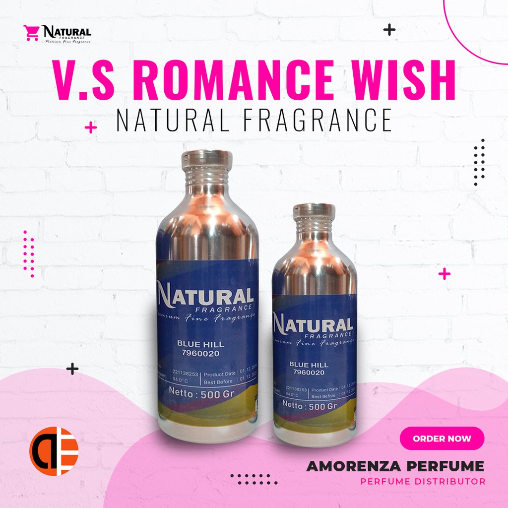 BIBIT PARFUM MURNI VICTORIA ROMANCE WISH - ROMANTIC NATURAL FRAGRANCE 500ML SEGEL PABRIK