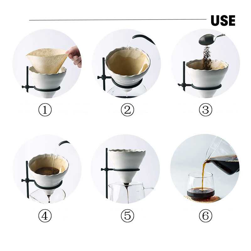 SELUNA Filter Penyaring Kopi Glass Cone Dripper Filter V60 - HLD-083