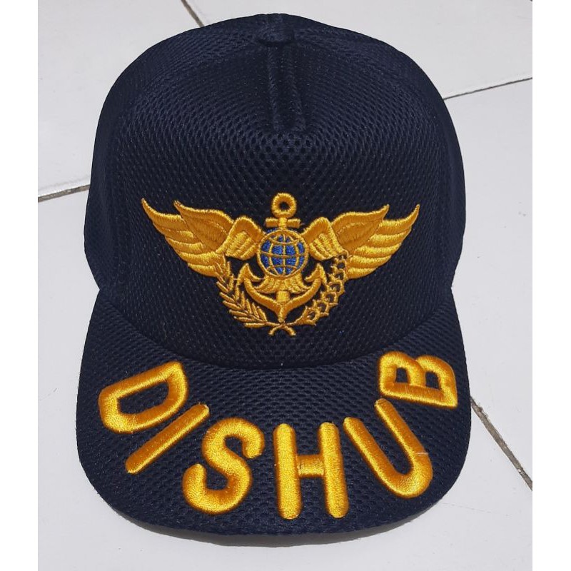 TOPI dishub dongker jaring