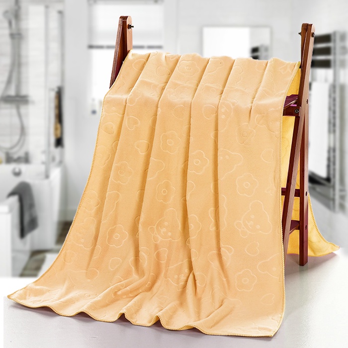 Handuk Mandi Besar Handuk Mandi Tebal Handuk Mandi Lembut Handuk Mandi Keluarga Ukuran 140cm X 70cm Bahan Polyester H18