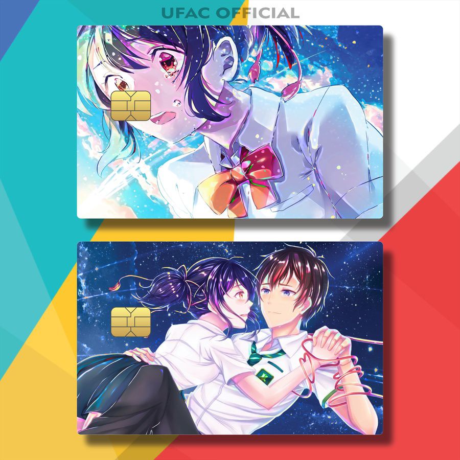 STICKER FLAZZ ANIME KIMI NO NA WA HOLOGRAM 51EW9/YG9YU/ SKIN KTP ANIME MANGA KIMI NO NA WA / GARSKIN