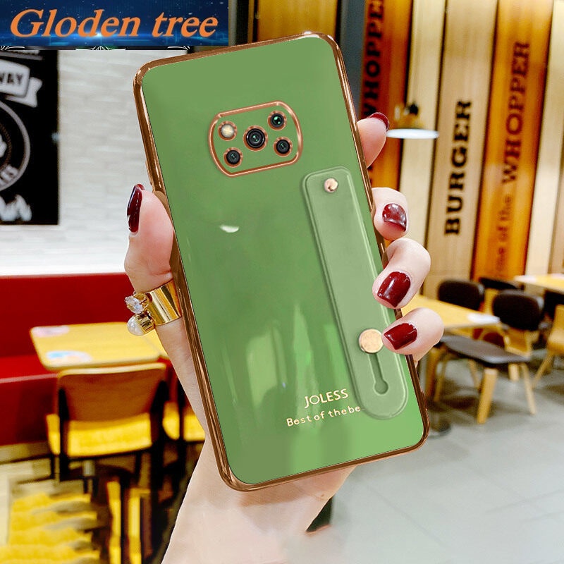 Casing Handphone Xiaomi POCO X3 NFC X3 X3 Pro Motif Pohon Emas