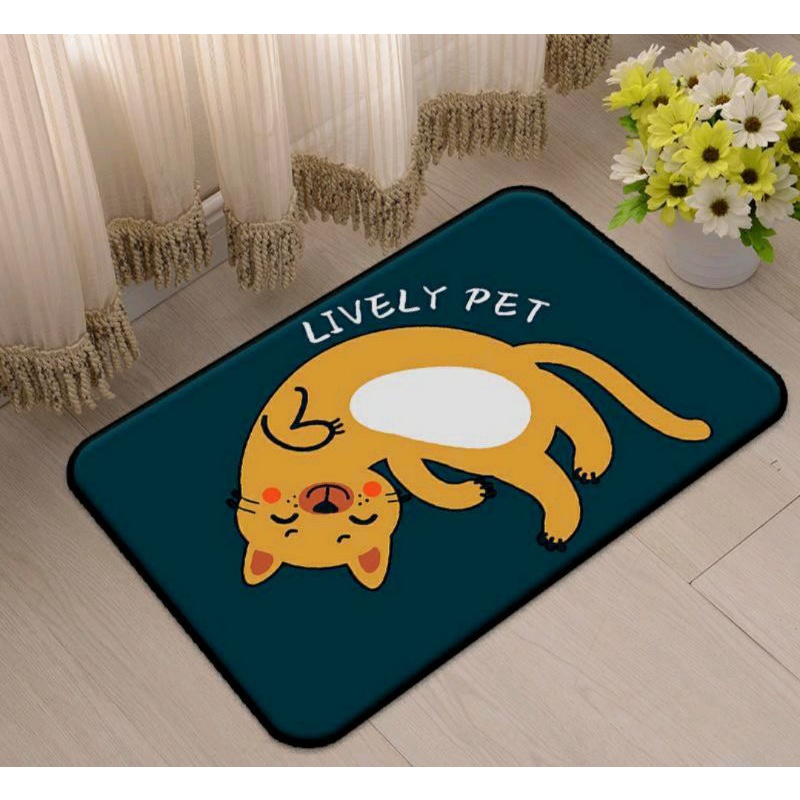 Keset Kaki Cantik Edisi Lively Pet 40*60 cm