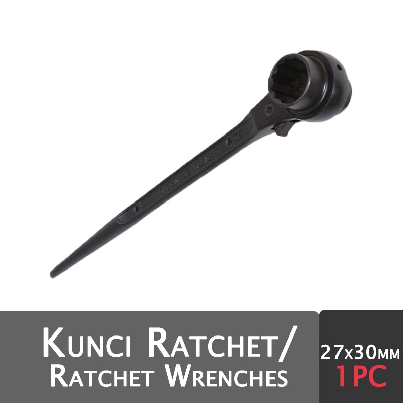 GLORY Kunci Ratchet 27 x 30mm / Double Socket Ratchet Wrench