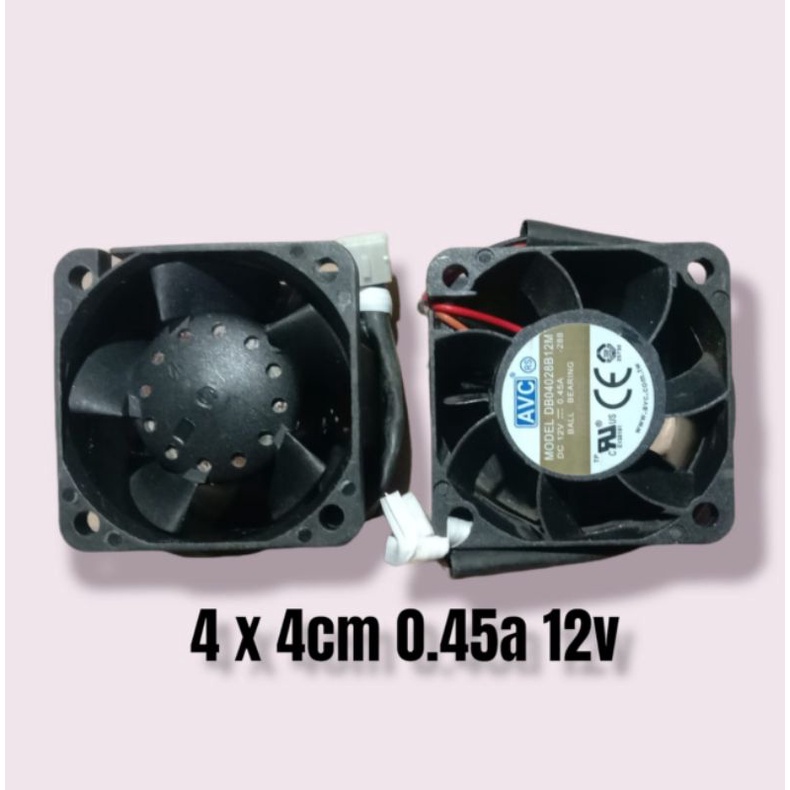 kipas fan high speed avc 4x4cm 12v 0.45a / fan high speed 4cm 12v