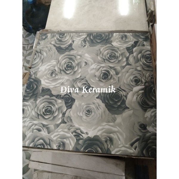 UBIN KERAMIK LANTAI LEVINE - GRANIT LANTAI MOTIF MAWAR