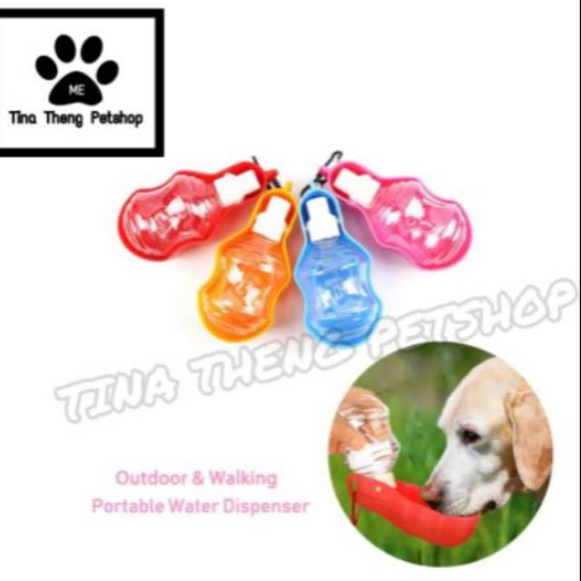 Pet Bottle &quot;PORTABLE TRAVEL&quot; Botol Minum Cat Dog