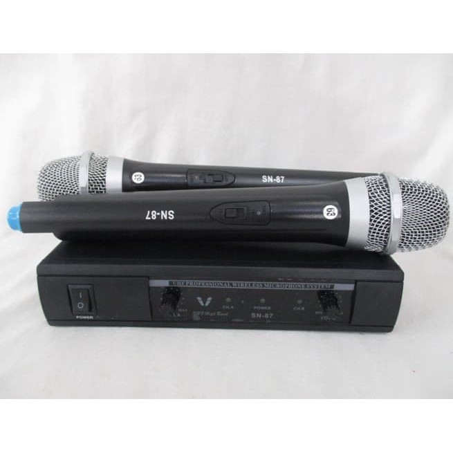 SONY SN-87 Mic Double Wireless-Microphone-Microphone Tanpa Kabel