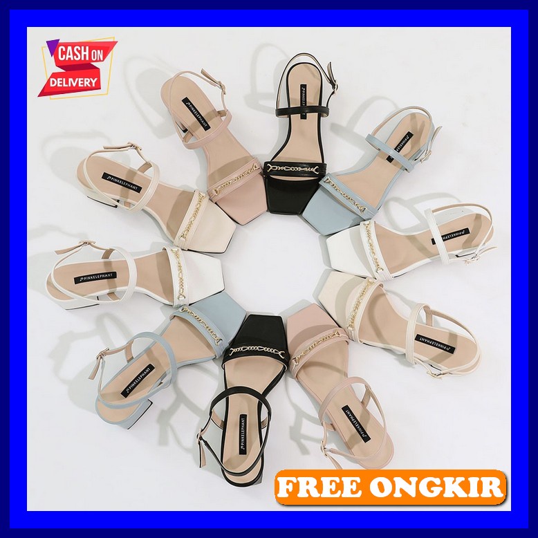 Modern.. Sepatu Sandal Sendal Hak High Heels Haigh Heels Hils Hells He Sarmer - Emilza Flat Ja 14  H