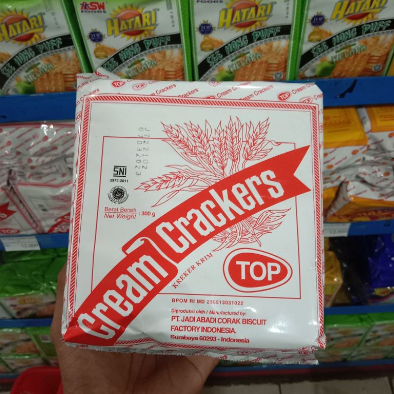 

Yummer l Snack camilan TOP Cream Crackers