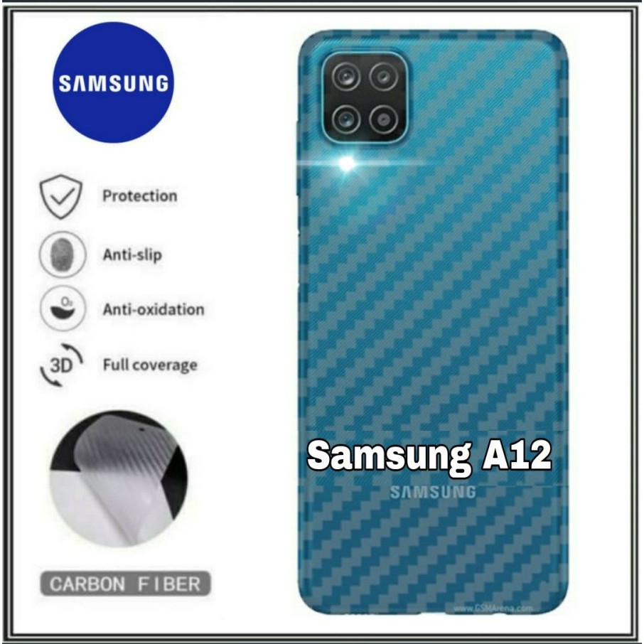 Skin Carbon Samsung A12 / Samsung A02s Garskin Samsung Galaxy A12 A02s Skin Samsung Galaxy A12 A02s