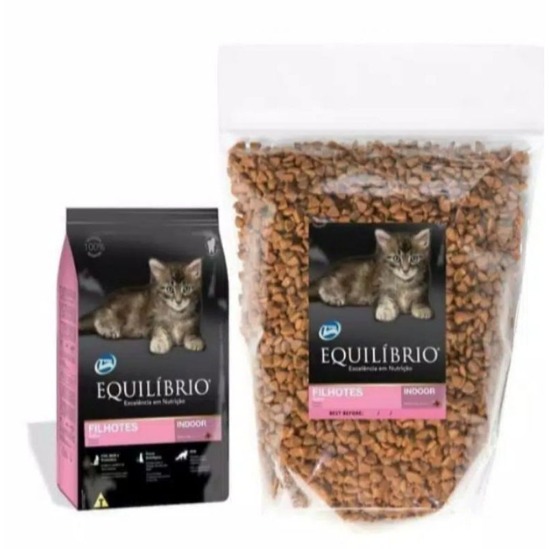 equilibro kitten 1000gr repack - makanan anak kucing