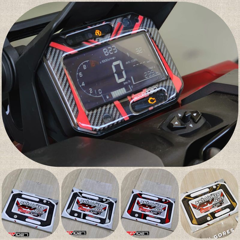 Stiker sticker resin timbul spidometer Honda Adv 160 premium