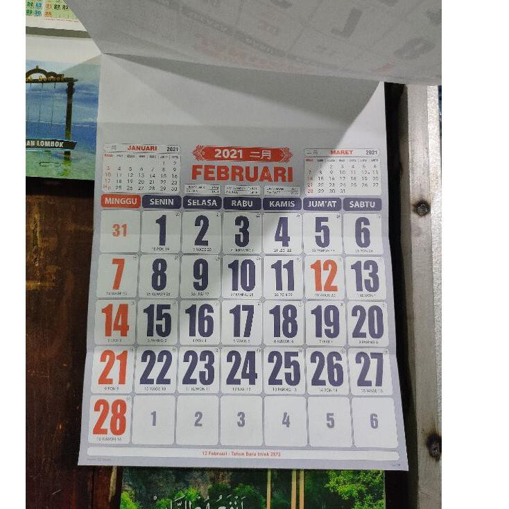 

Paling Popular 9FPVC Kalender dinding /kk jumbo 2021 57 Diskon Promo