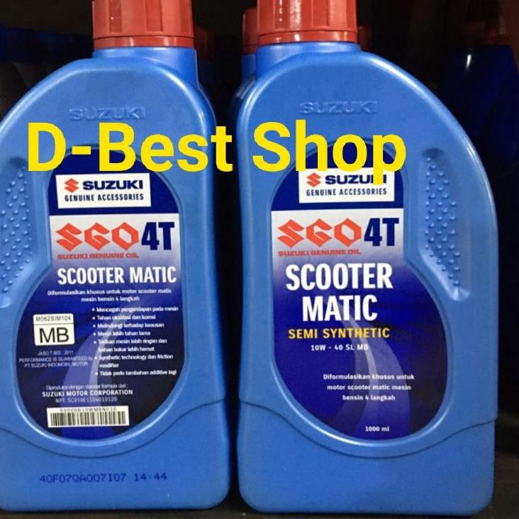 Big Sale - Oli motor matic suzuki SGO 10/40 - 1 liter
