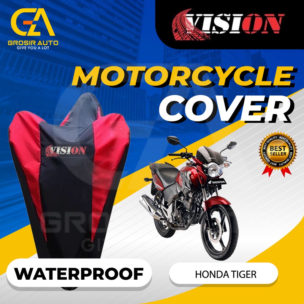 Sarung Motor TIGER Anti air Vision / Cover Selimut Penutup Sarung Mantel Motor Vision