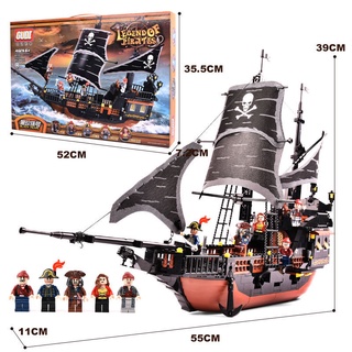 Image of thu nhỏ Pirates of the Caribbean Model Puzzle Kapal Bajak Laut Mutiara Hitam Mainan Blok Bangunan anak-anak #3