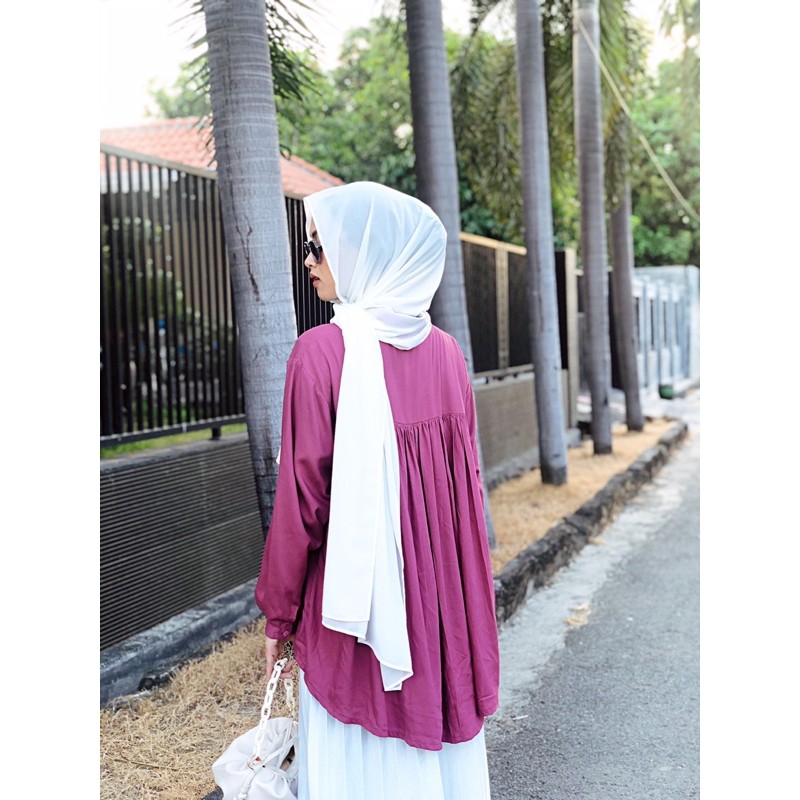 ZEA - Calla - Kemeja Oversized Oversize Polos