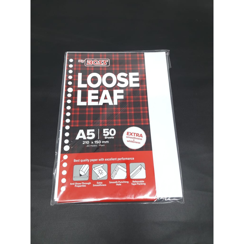 

Kertas Binder Putih Polos A5 100 Lembar