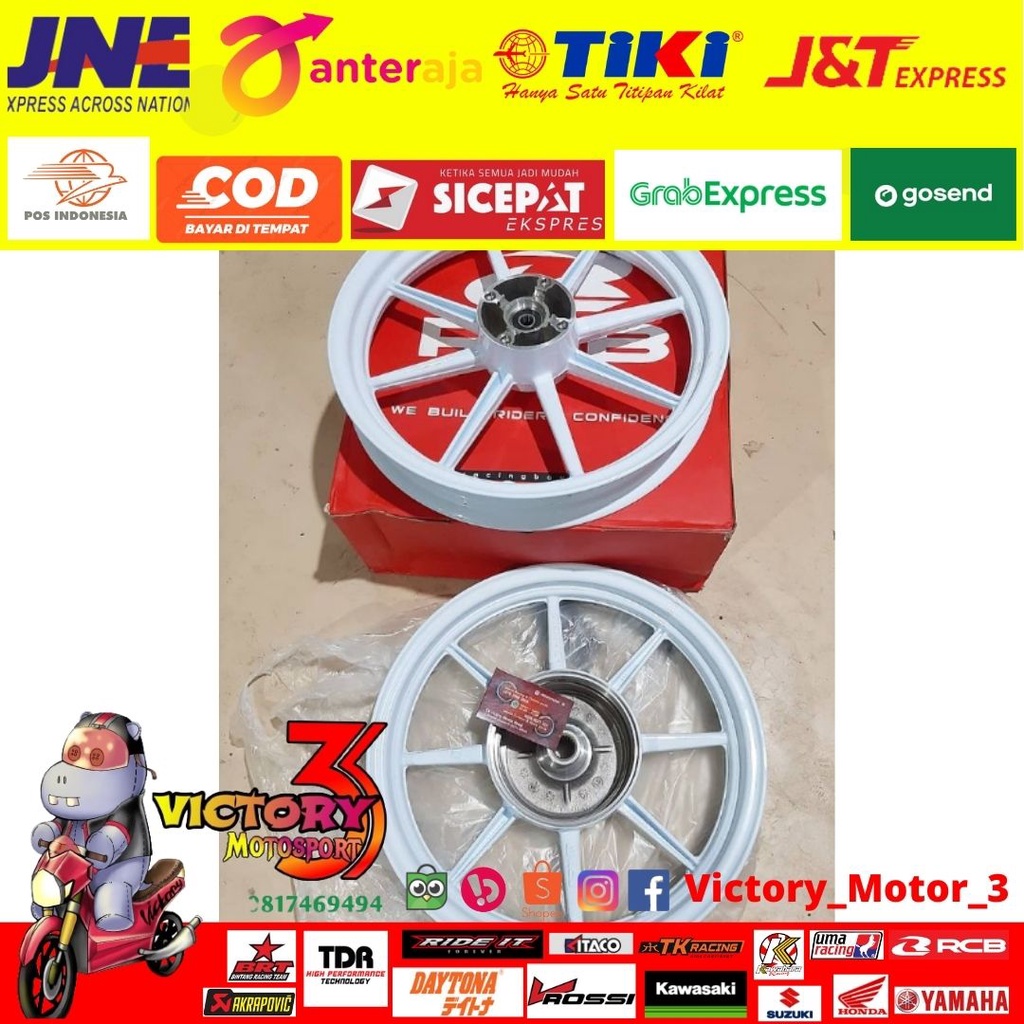 VELG RACING MOTOR RCB SP 811 PUTIH HONDA BEAT VARIO SCOPY