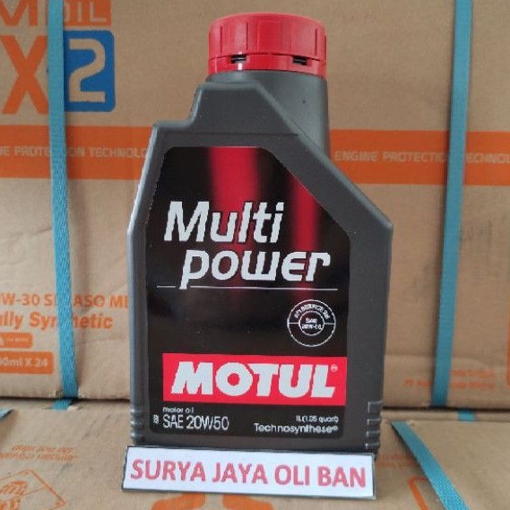 Oli Motor Motul Multipower SAE 20W-50 1 Liter / Oli Mesin Motor