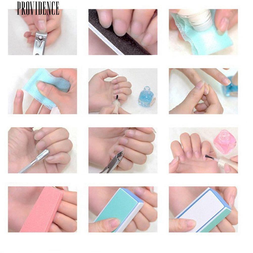 [Bayar Di Tempat] 10 Pcs Nail Manicure Buffing Sanding Buffer Blok File Salon Art Polisher Tool