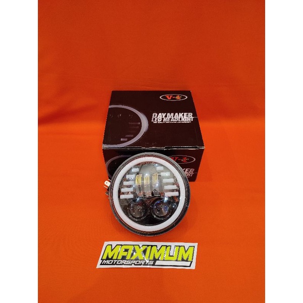 Headlamp daymaker sein + AE putih 5,7 inch V-1