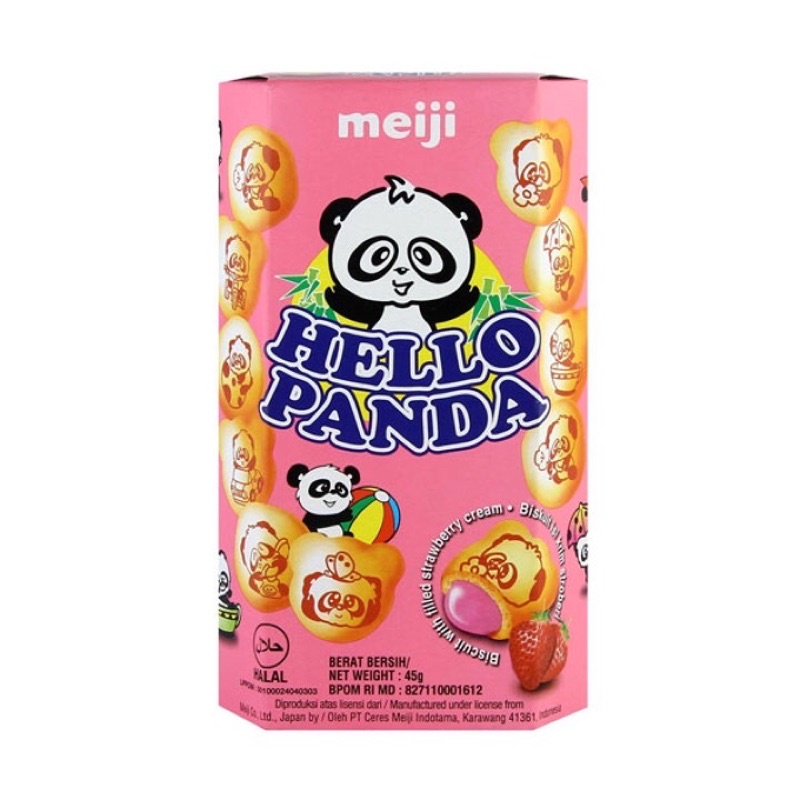 

Hello Panda chocolate & Strawberry 45G