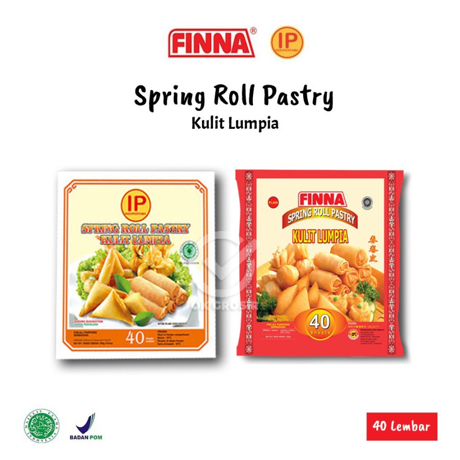 

Spring Roll Pastry/ Kulit Lumpia Isi (40 pcs)
