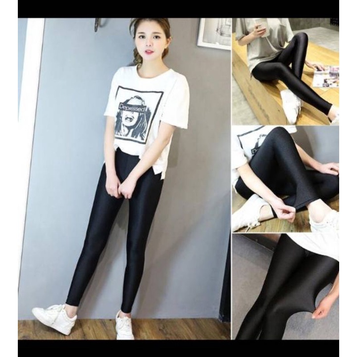 LEGGING MENGKILAT Licin  Import Legging LICRA Fit To S-XL Premium