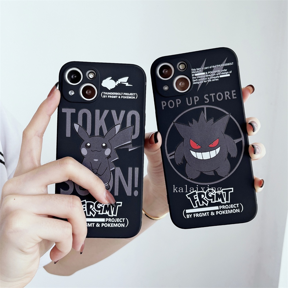 Pocket Monster Case untuk iPhone 13 Pro Max 12Pro 11 X XR Xs Max 7 8Plus Pikachu