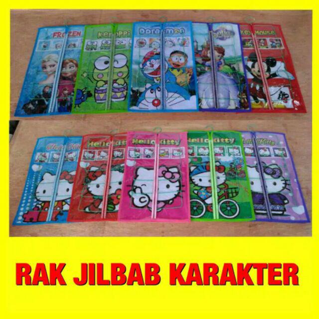 Rak Gantung Jilbab / Syal Karakter Hjo Motif H0017a