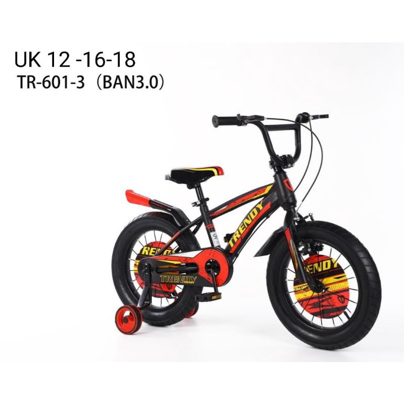 Sepeda anak Bmx uk 12, 16, 18 Trendy 601- 3