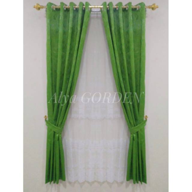 Gorden minimalis lokal L.120× T.200 cm. Gorden rumah minimalis modern murah