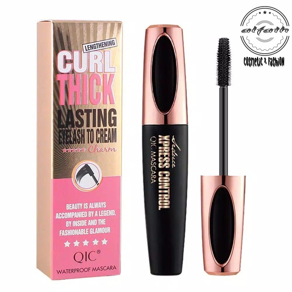 QIC Silk Fiber Mascara Curl Thick 4D Waterproof Sweatproof