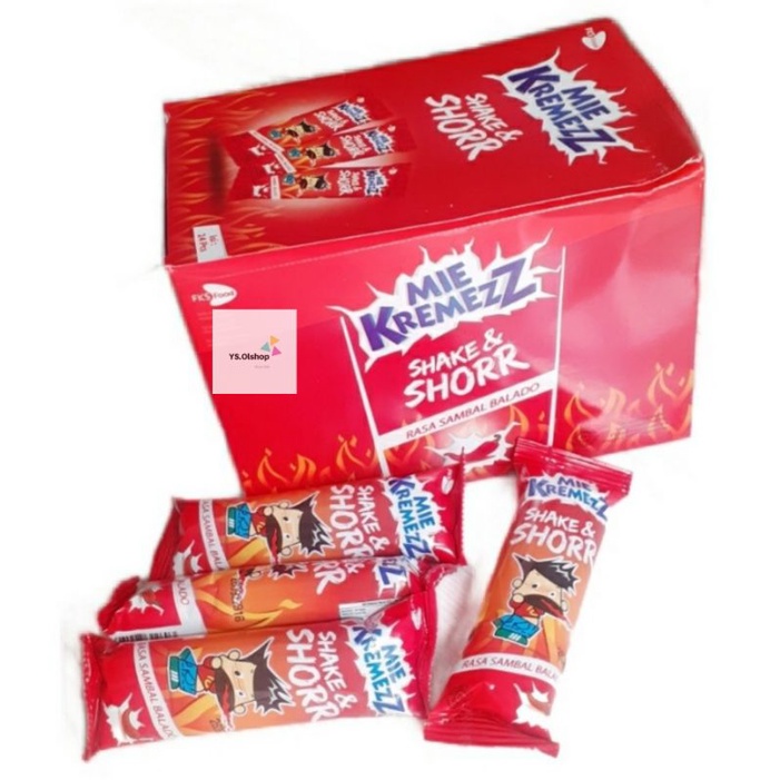 NEW!! MIE KREMEZZ SHORR 16 Gr isi 20+1 pcs Kriuk Enak Nagih / YS.OLSHOP2020