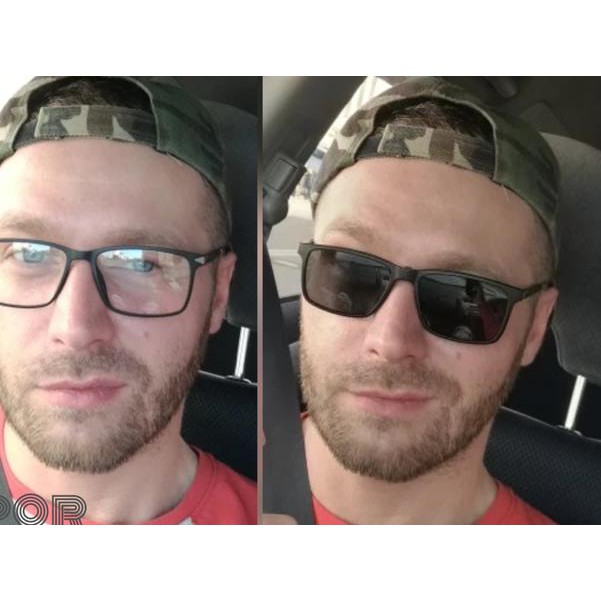 ★NEW★ Kacamata Korea FF25 Clip On Polarized ORIGINAL Full Frame Minus Pria CFF7