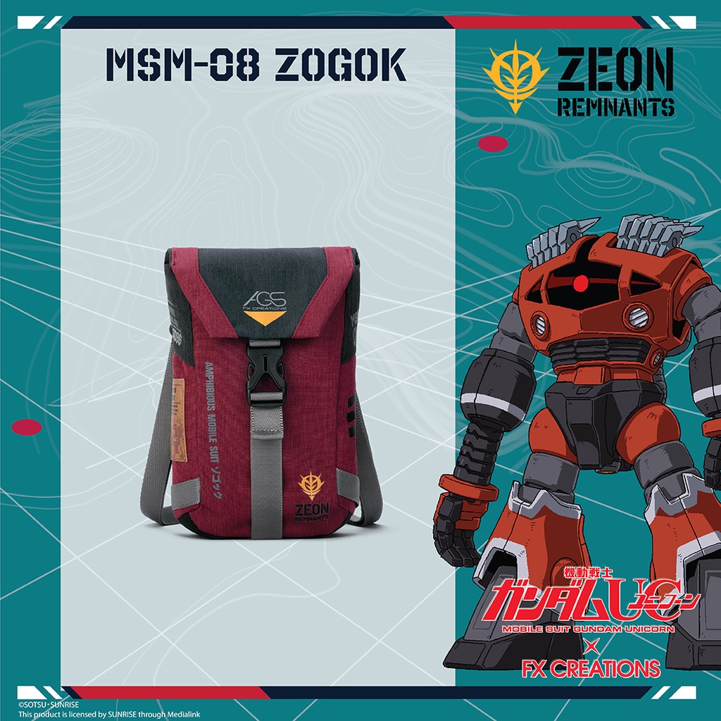 GUNDAM x FX CREATIONS 2in1 Shoulder Bag MSM-08 ZOGOK GUC76292