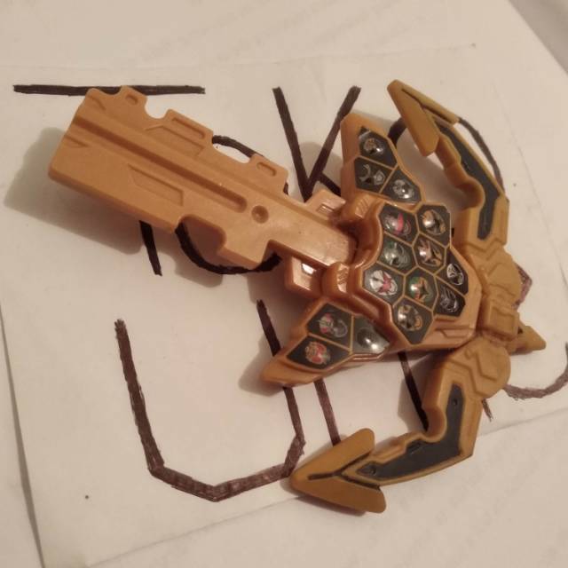 DX Ranger Key Gokai Silver Gold Mode (Bandai Japan) - Gokaiger Mainan Power Ranger